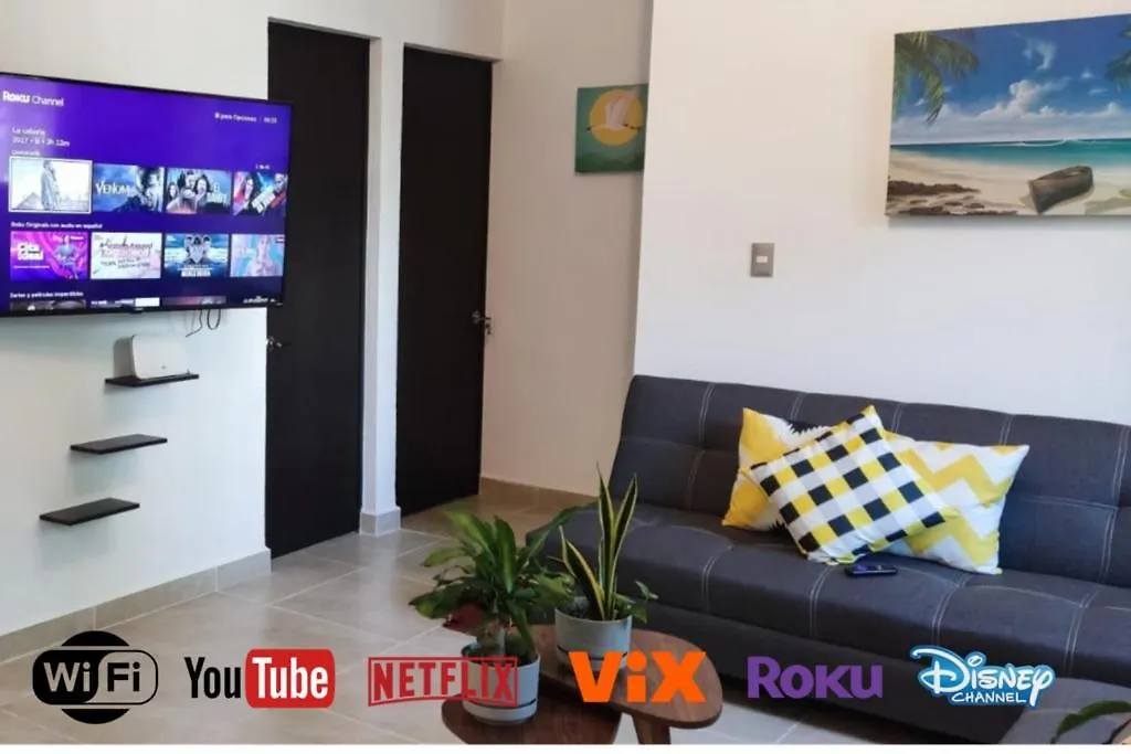 Startip Condo Playa Del Carmen Piscina, Wi-Fi Y Restaurantes